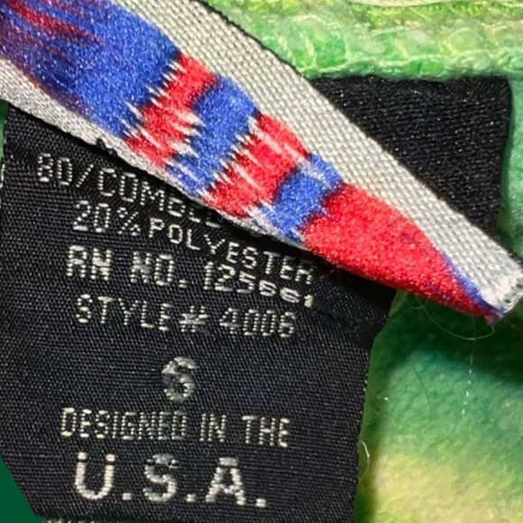 Unisex Isaac Designs Sports GREEN BAY PACKERS Tie Dye Hoodie Size Small - Picture 4 of 6